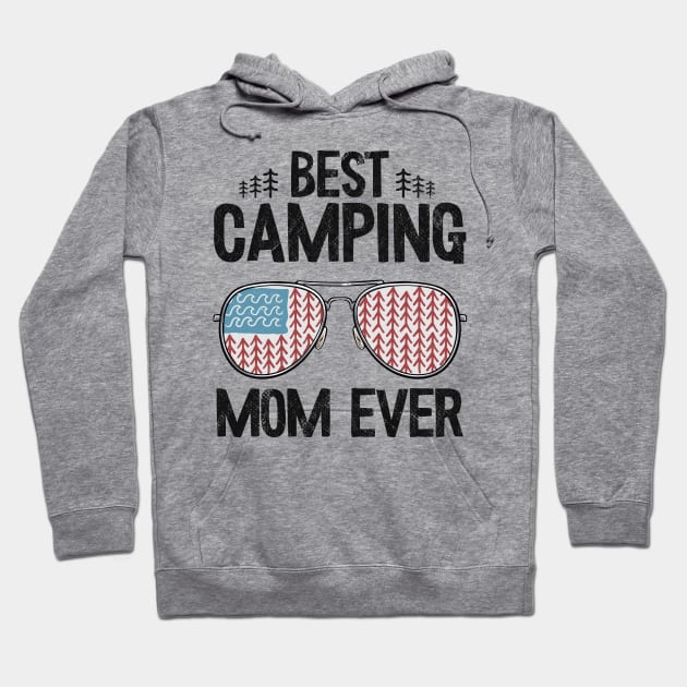 Best Camping Mom Ever Funny Camping Hoodie by Kuehni